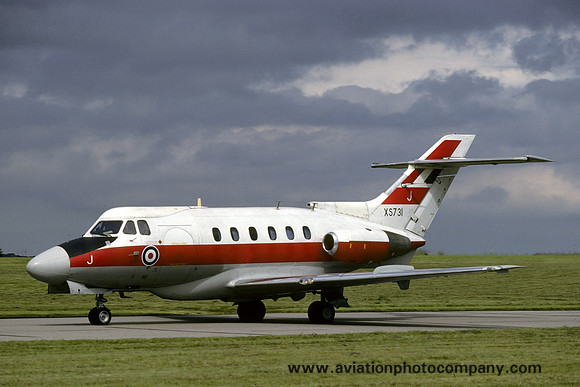 RAF 6 FTS Hawker Siddeley Dominie T.1 XS713/J (1985)
