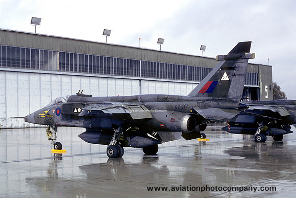 RAF 2 Squadron Sepecat Jaguar GR.1 XZ107 (1981)