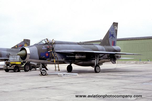 RAF LTF English Electric Lightning F.3 XP751/DA at RAF Lossiemouth (1981)