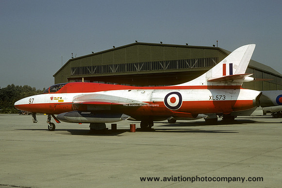 RAF Hawker Hunter T.7 XL573 (1981)