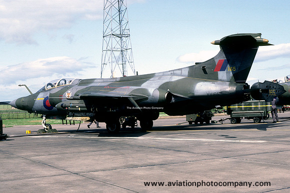 RAF 12 Squadron Blackburn Buccaneer S.2 XV165 at RAF Lossiemouth (1981)