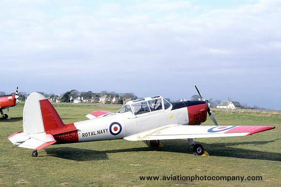 Royal Navy BRNC DHC-1 Chipmunk T.10 WB657/908 (1988)
