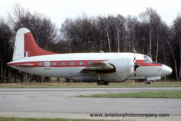 RAE Vickers Varsity T.1 WL635 (1982)