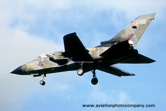 RAF TTTE Panavia Tornado GR.1 ZA321/B-58 (1982)