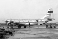 USAF Minnesota ANG 109 ATS Boeing C-97G Stratofreighter 53-0332 at Prestwick (1970)