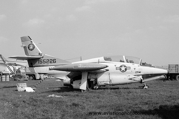 US Navy North American T-2B Buckeye 155226 stored at Willow Run (1980)
