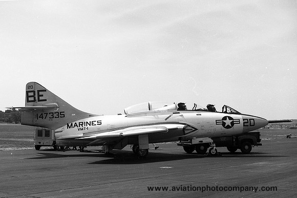 US Marines VMT-1 Grumman TF-9F Cougar 147335/BE-20