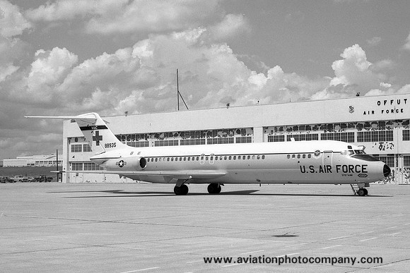 USAF 375 AAW Douglas C-9A 68-8935 at Offutt AFB (1982)