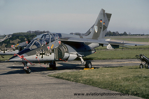 German Air Force JBG43 Dassault/Dornier Alpha Jet 41+42 (1982)