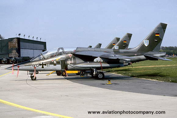 German Air Force JBG43 Dassault/Dornier Alpha Jet 40+11 (1982)