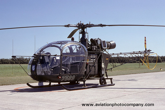 German Army HFR6 Sud Alouette II 75+89 (1982)
