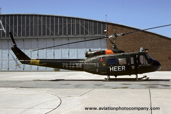 German Army MFR6 Bell/Dornier UH-1D Iroquois 72+24 (1982)
