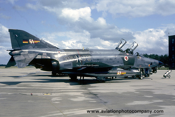 German Air Force AKG51 McDonnell RF-4E Phantom 35+75 (1982)