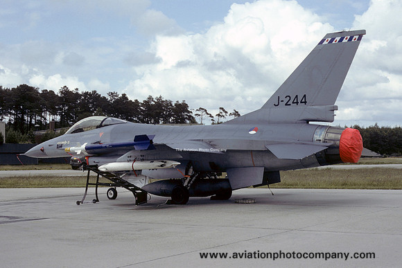 Dutch Air Force GD F-16A Fighting Falcon J-244 (1982)