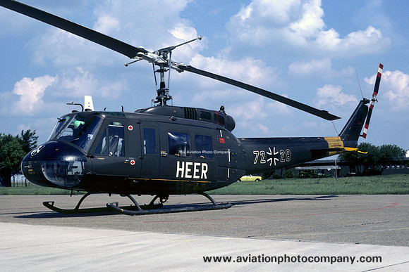 German Army HFR30 Bell/Dornier UH-1D Iroquois 72+28 (1981)