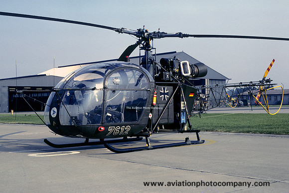 German Army HFS900 Sud Alouette II 76+12 (1981)