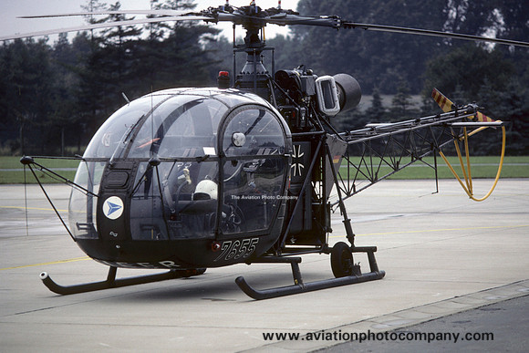 German Army HFS900 Sud Alouette II 76+55 (1981)