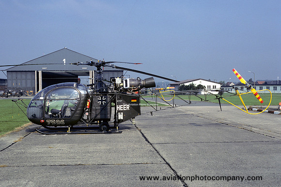 German Army Sud Alouette II 75+96 (1981)