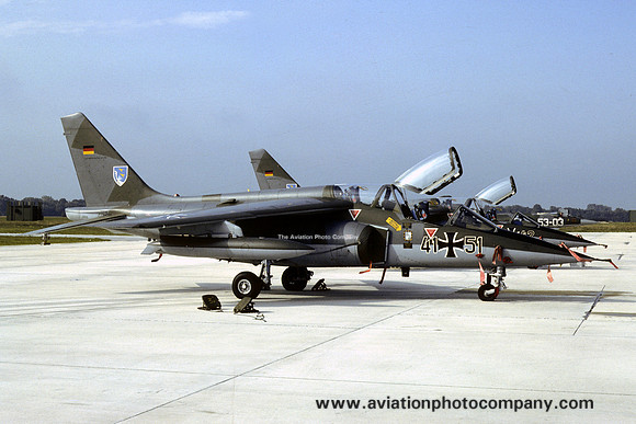 German Air Force JBG43 Dassault/Dornier Alpha Jet 41+51 (1982)