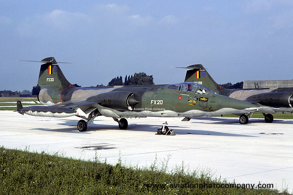 Belgian Air Force 10 Wing Lockheed F-104G Starfighter FX-20 (1982)