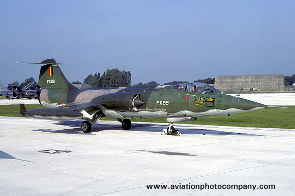 Belgian Air Force 10 Wing Lockheed F-104G Starfighter FX-99 (1982)