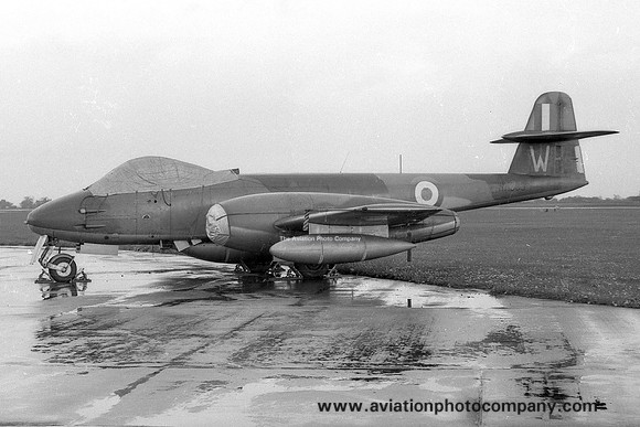 RAF Church Fenton Station Flight Gloster Meteor F.8 WH303/W (1961)