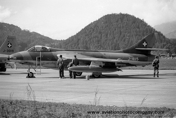 Swiss Air Force Hawker Hunter F.58A J-4115 (1983)