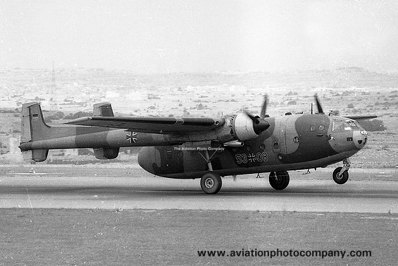 German Air Force Nord Noratlas 54+08 at RAF Luqa