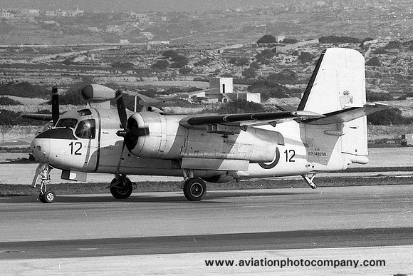 Italian Navy Grumman S-2F Tracker MM148299/AS-12 at RAF Luqa
