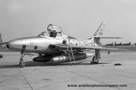 Italian Air Force 3 Stormo Republic RF-84F 27458/3-37 at RAF Luqa
