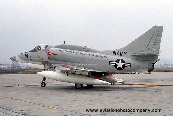 US Navy OTEF Douglas A-4M Skyhawk 158417 (1974)