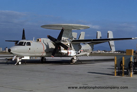 US Navy Grumman E-2C Hawkeye 158645 at NAS North Island (1979)