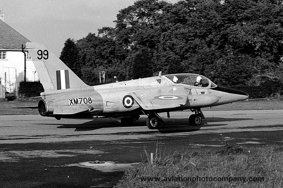 RAF CFS Folland Gnat T.1 XM708/99 (1968)