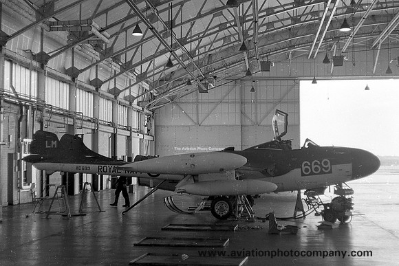 Royal Navy 750 Squadron De Havilland Sea Venom FAW.22 XG693/LM669 (1967)