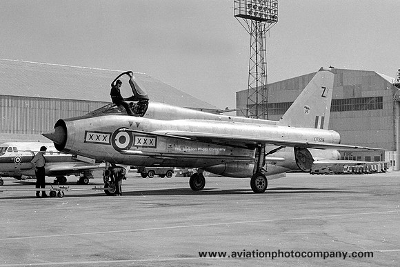 RAF 29 Squadron English Electric Lightning T.5 XV328/Z at RAF Luqa