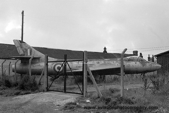 RAF Hawker Hunter F.1 WT569 at 2117 ATC Kenfig Hill (1974)