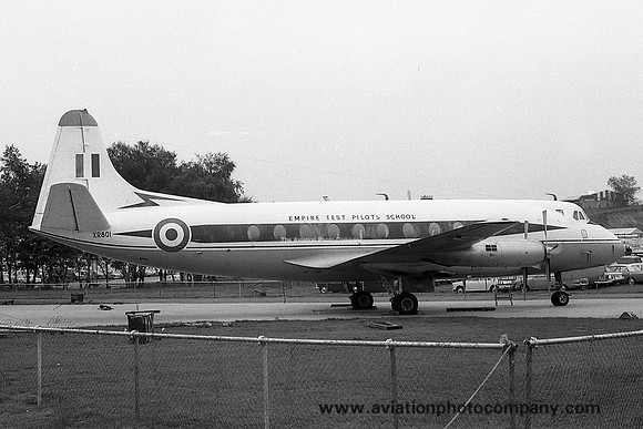 ETPS Vickers Viscount XR801 at Farnborough (1966)