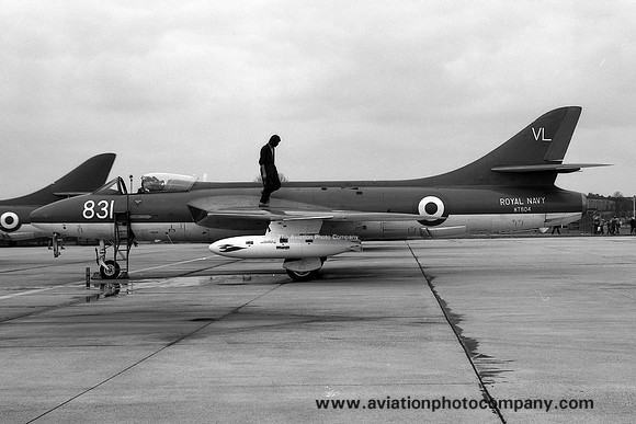 Royal Navy FRADU Hawker Hunter GA.11 WT804/VL831 (1976)