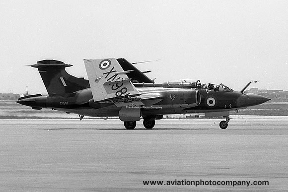 RAF 12 Squadron Blackburn Buccaneer S.2 XN981 at RAF Luqa (1970)