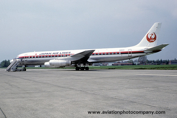 Japan Airlines Douglas DC-8-62 JA8033 (1977)