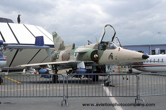 IAI Kfir C.2 4X-CFL at the Paris Air Show (1977)