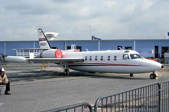 IAI 1124 Westwind N800Y at the Paris Air Show (1977)