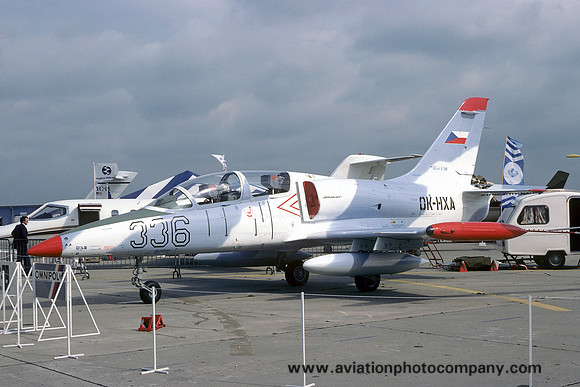 Aero L-39 Albatros OK-HXA at the Paris Air Show (1977)