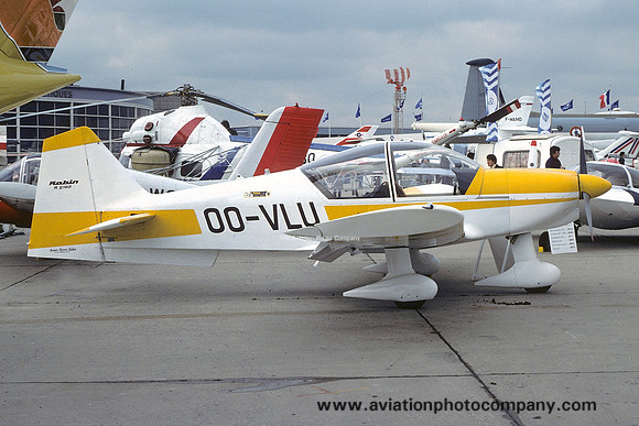 Robin R.2160 Acrobin OO-VLU at the Paris Air Show (1977)