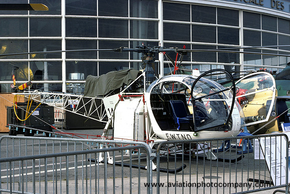 Sud Alouette II F-WTND at the Paris Air Show (1977)