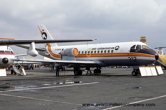 Air Alsace VFW 614 D-BABM at the Paris Air Show (1977)