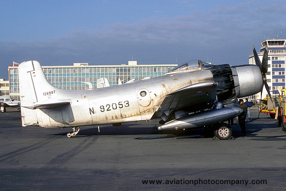 Ex French Air Force Douglas AD-4NA Skyraider N92053/126997 (1977)