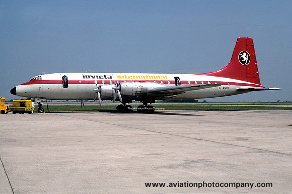 Invicta International Airlines Bristol Britannia G-ANCF (1977)