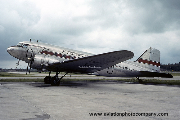 Nor Fly Douglas C-53/B/DC-3 LN-KLV (1976)