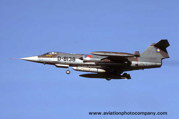 Dutch Air Force 306 Squadron Lockheed F-104G Starfighter D-8138 (1982)